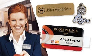 Badges pour hôtels et restaurants