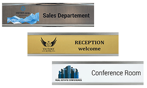 Plaques de porte porte-nom