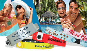 Bracelets pour hotels et campings