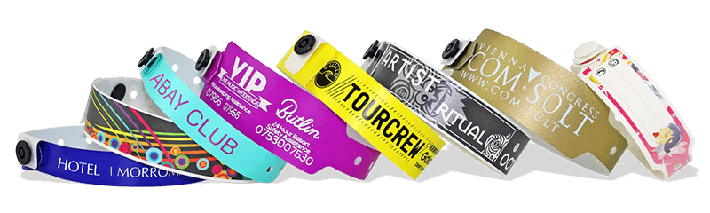 Bracelets en plastique personnalisés