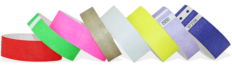 Bracelets en Tyvek non personnalisés