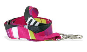 Tours de cou en satin 20mm - Impression quadrichromie