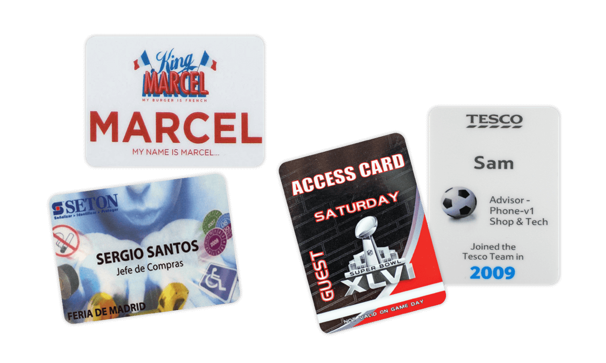 Badges Event 55mm X 75mm (PVC)