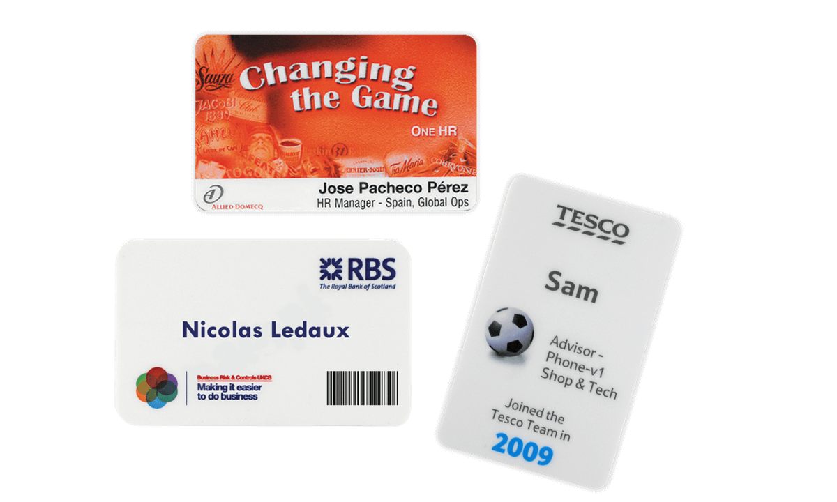 Badges Event 86mm X 54mm (PVC)