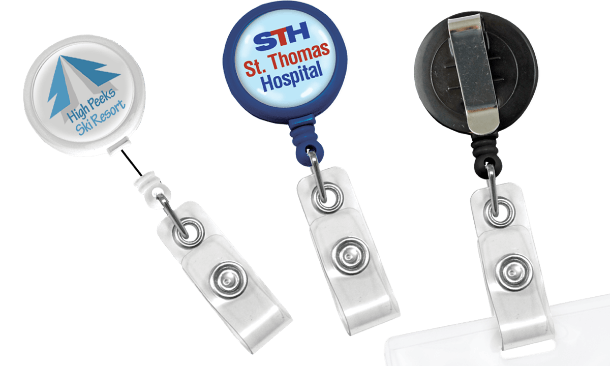 Zip Enrouleur "Maxlabel" Rond Personnalisé
