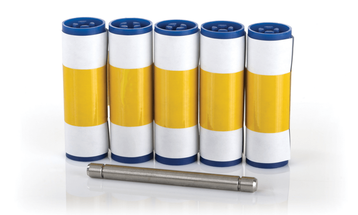 Magicard 300/600/E+ Kit rouleaux de nettoyage  (5 rouleaux, 1 barre de fixation)