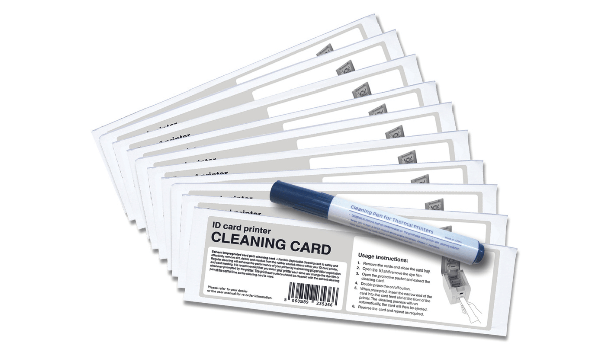 Magicard Pronto100 Kit de nettoyage (10 cartes, 1 marqueur)