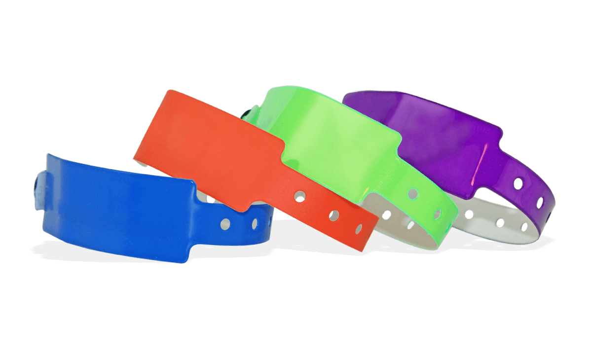 Bracelets en vinyle neutres, 25 mm