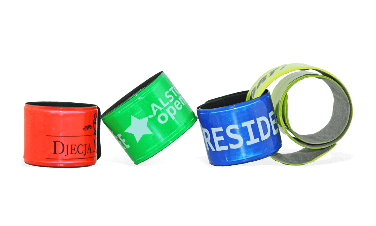Bracelets slap en PVC, 30 x 230 mm
