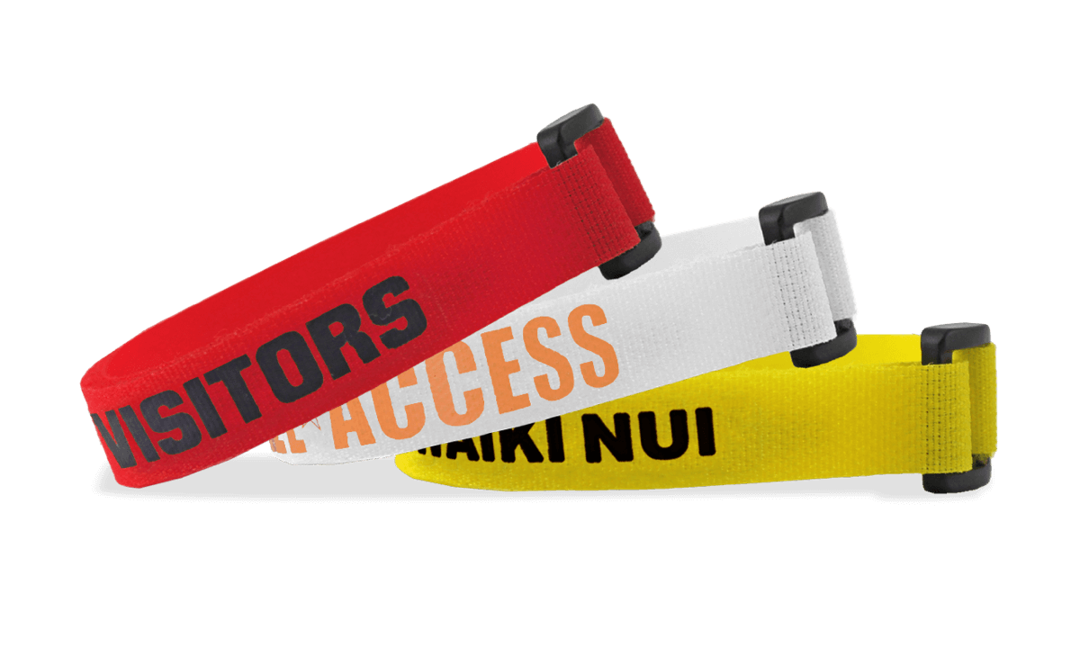 Bracelets avec bande auto-agrippante, 12 mm