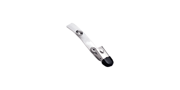 Pince Crocodile Caoutchoutée avec Sangle en Vinyle Transparent