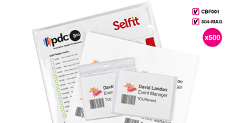 Pack de 500 Inserts 100 x 78 mm pour Porte Badge