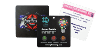 Badges Event 95mm X 98mm (PVC)