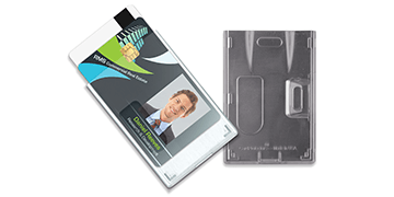 Porte badge rigide pour 2 cartes de proximité