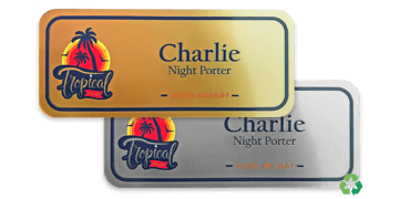 Badges Impress PRO, 75 X 32 mm