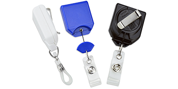 Enrouleur yoyo anti-torsion avec clip de ceinture rotatif, "B-Reel"
