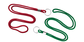 Cordons 3mm avec anneau en métal