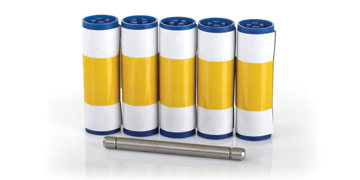 Magicard 300/600/E+ Kit rouleaux de nettoyage  (5 rouleaux, 1 barre de fixation)