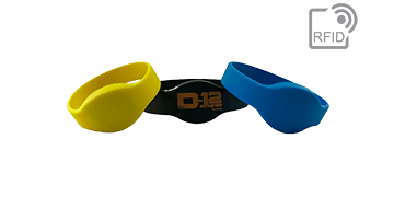 Bracelets RFID ovales en silicone