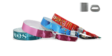 Bracelets en satin avec fermeture plate métallique (Honolulu)