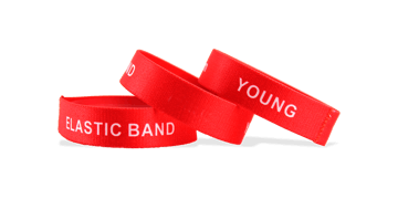 Bracelets élastiques personnalisés, taille ado