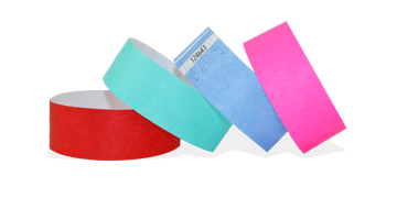 Bracelets en Tyvek neutres, 25 mm