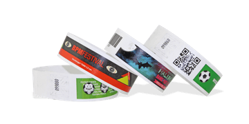 Bracelets en Tyvek personnalisés, 25 mm, impression en couleurs	